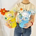 thumbnail image 2 of Muñeco de peluche con forma de flor eterna en maceta, de dibujos animados, con flores para profesores, regalo del Festival Qixi, regalo del Día del Profesor, 2 of 6