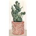 thumbnail image 2 of Stellar Design Studio 11x18 Gold Ornate Wood Framed with Double Matting Museum Art Print Titled - Cactus in Pot 1, 2 of 4