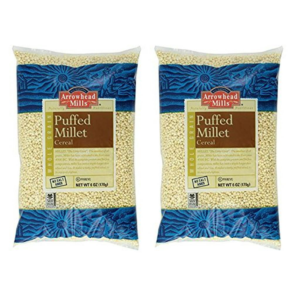 Arrowhead Mills Cereal Puffed Millet6 oz (Pack of 2)