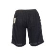 thumbnail image 3 of ISLAND by Tasso Elba Collezione Black Heather Flat Front Shorts | Size Small, 3 of 4