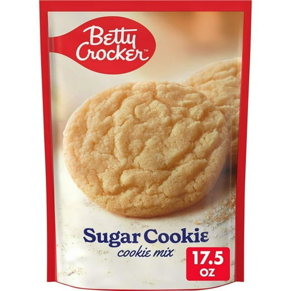 Betty Crocker Sugar Cookies, Cookie Baking Mix Easter Treats 17.5 oz (Pack of 4)