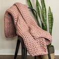 thumbnail image 3 of Cooling Knitted Weighted Blanket, Hand Made Chunky Knit Weighted Throw Blanket, 3 of 5