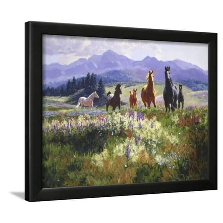 Allure Framed Art - Wildflower Allure Framed Print Wall Art By Claire Goldrick