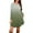 Army Green, variant on Women's Long Sleeve T-Shirt Dress Round Neck Knee-Length Loose Fit Casual with Pockets for Spring and Autumn Casual Wear,Army Green,L