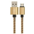 thumbnail image 1 of 2M / 6FT Micro USB Fast Charger Data Sync Cable Cord (Gold), 1 of 1