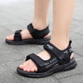 thumbnail image 5 of CAUYDY Boys Sports Active Sandals Open Toe Athletic Summer Shoe Adjustable Strap Lightweight Sandals(L101-Black,3.5), 5 of 9
