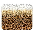thumbnail image 2 of WIRESTER 8.66x7.08 in Rectangle Mouse Pad with Non-Slip Rubber Base for Computers, Laptop, Office & Home - Yellow Glitter With Black Yellow Leopard, 2 of 5