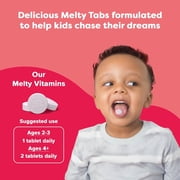 Renzo’s Iron with Vitamin C for Kids, Sugar-Free, Vegan Melty Tabs, Immune Support, 90 Tablets