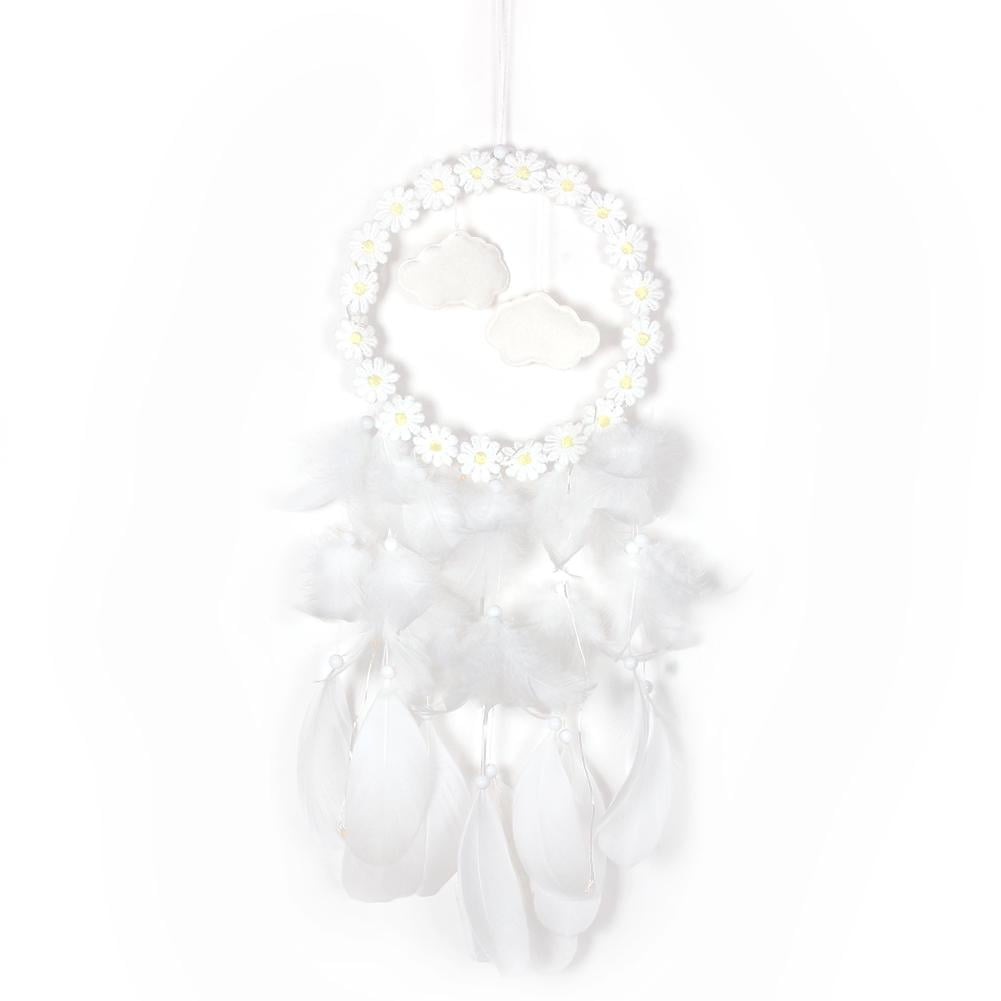 Feathers Dream Catcher Net LED Light String Home Bedroom Hang Pendant Decor Heiß