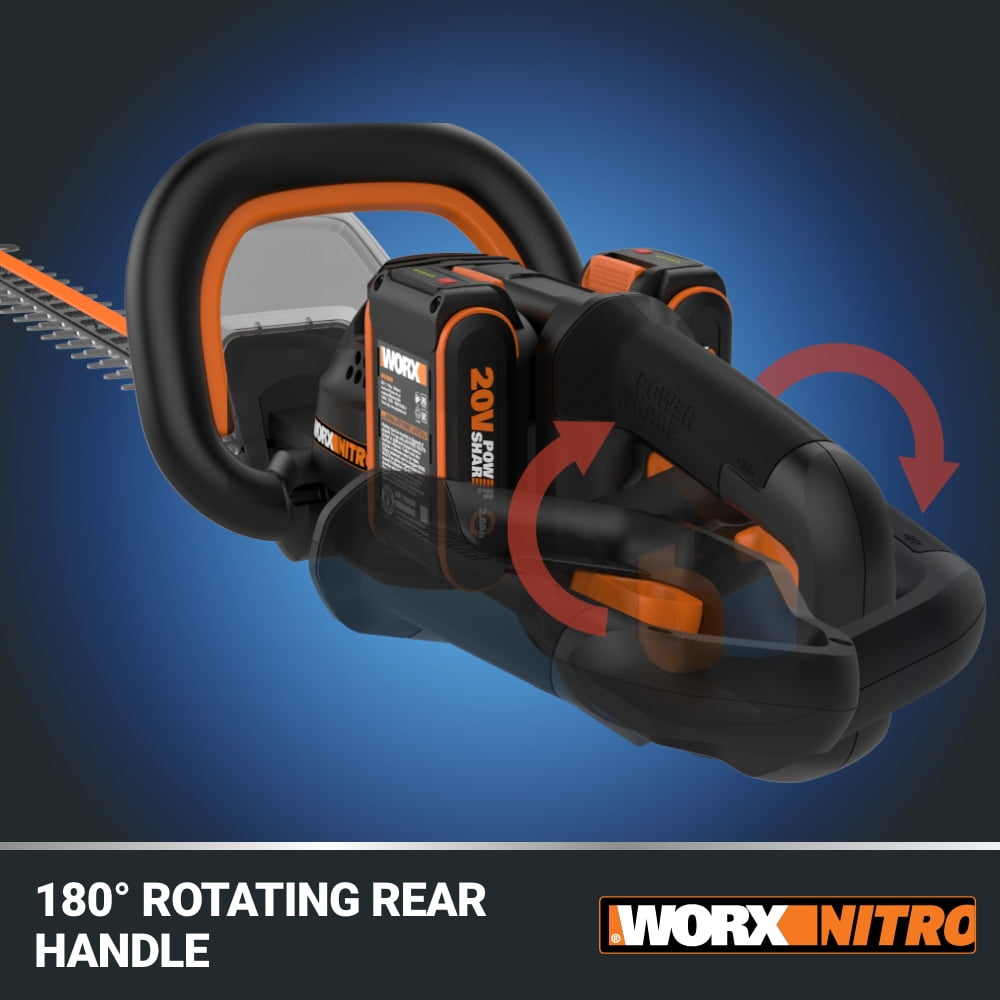 Worx Nitro WG286.9 40V Power Share 24" Cordless Hedge Trimmer (Battery & Charger Not Included)
