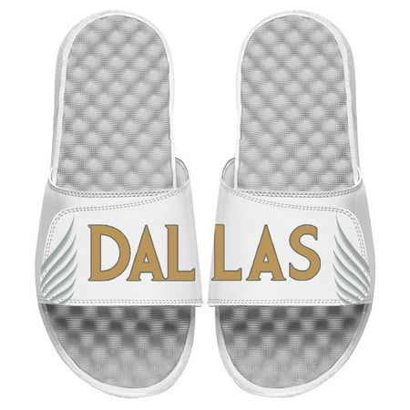 

Youth ISlide White Dallas Mavericks 2020/21 City Edition Jersey Slide Sandals