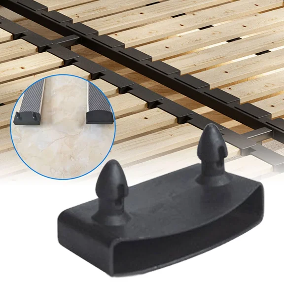 Black Bed Slat Plastic Center End Caps Holders Replacement Accessory Part An