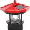 thumbnail image 1 of Faro solar, faro LED con energía solar, lámpara colgante solar LED impermeable IP65, luz solar giratoria de 360 ​​grados para exteriores (rojo, 3,74 pulgadas), 1 of 5