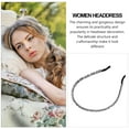 thumbnail image 6 of Niceauty Hairband Set Ladies Crystal Assorted Color Fashion Chic For Festivals 5Pcs, 6 of 8