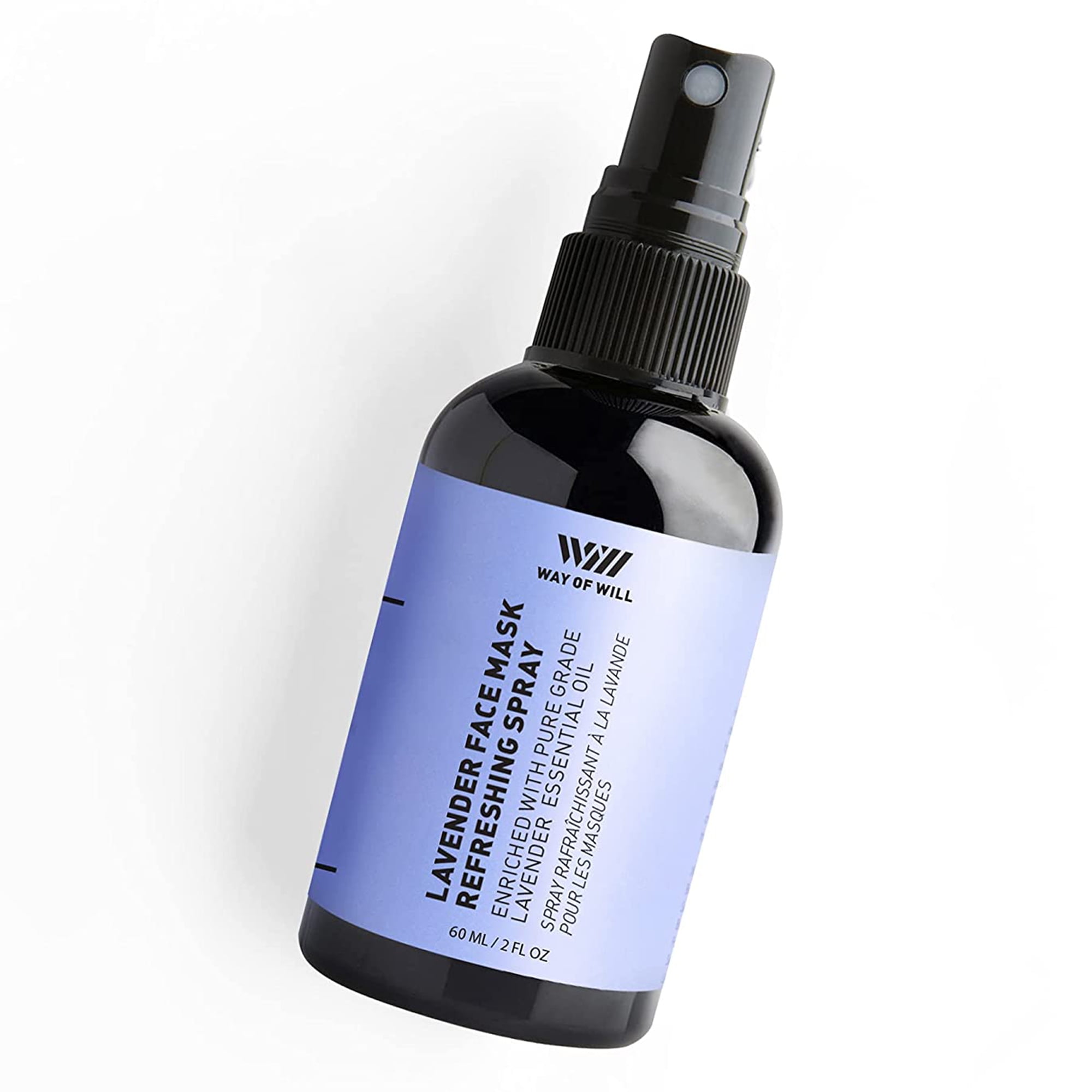 Way of Will Mask Spray Refresher for Reusable Face Masks with Lavender