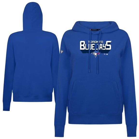 Women's Levelwear Royal Toronto Blue Jays Adorn Retro 3D Pullover Hoodie