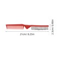 thumbnail image 2 of BRIGHTFUFU 10Pcs Plastic Folding Comb Red Compact Portable Comb with Rounded Teeth for Styling, 2 of 7