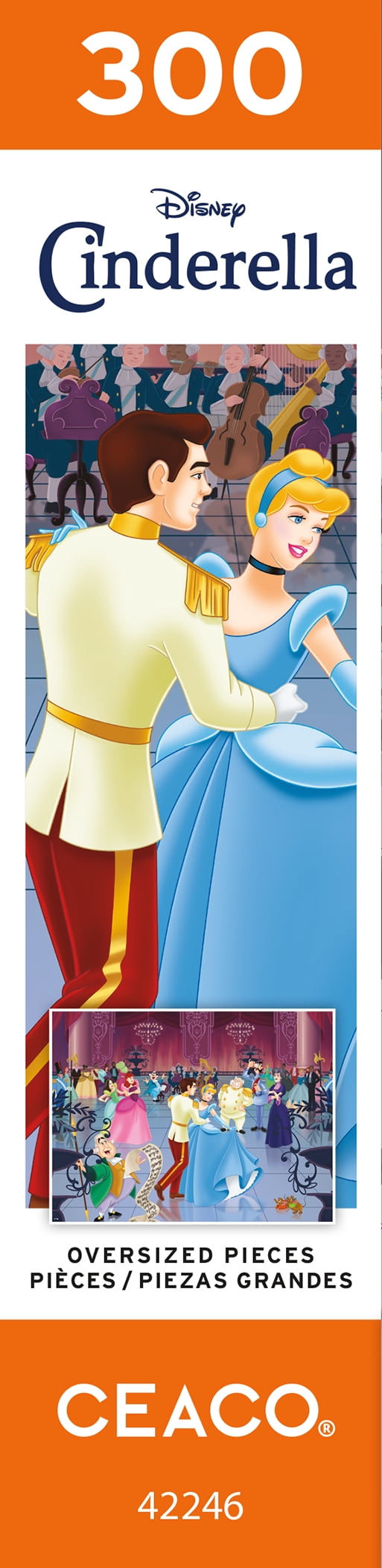 Ceaco 300-Piece Disney Cinderella Interlocking Jigsaw Puzzle