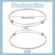 thumbnail image 2 of 10 pulseras ajustables de acero inoxidable de 6,35 cm (2,5") con alambre expandible para manualidades y creación de joyas para mujer., 2 of 6