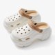 thumbnail image 3 of Zapatos con agujeros de dibujos animados para mujer, sandalias de playa informales de suela gruesa de EVA para verano, zapatos de jardín de tacón alto a la moda, zapatos con agujeros de 8 cm de grosor, 3 of 5
