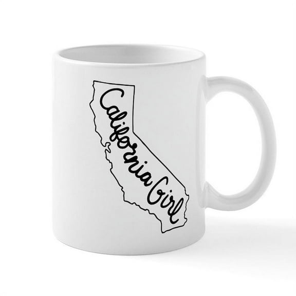 CafePress - California Girl - 11 oz Ceramic Mug - Novelty Coffee Tea Cup