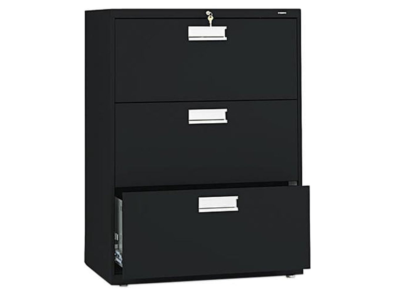 Hon 3 Drawer File Black Matttroy