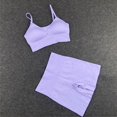 thumbnail image 1 of Conjunto de Yoga sin costuras para mujer, camisas de entrenamiento, pantalones deportivos, sujetador, trajes de gimnasio, conjuntos deportivos, 1 of 5