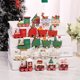 thumbnail image 4 of Juego de trenes de Navidad Decoración de mesa de Navidad Juguetes de regalo para niños, Adornos de mesa de trenes de madera de Navidad, Mini adornos de locomotora para regalo de festival kaili Sencillez, 4 of 4