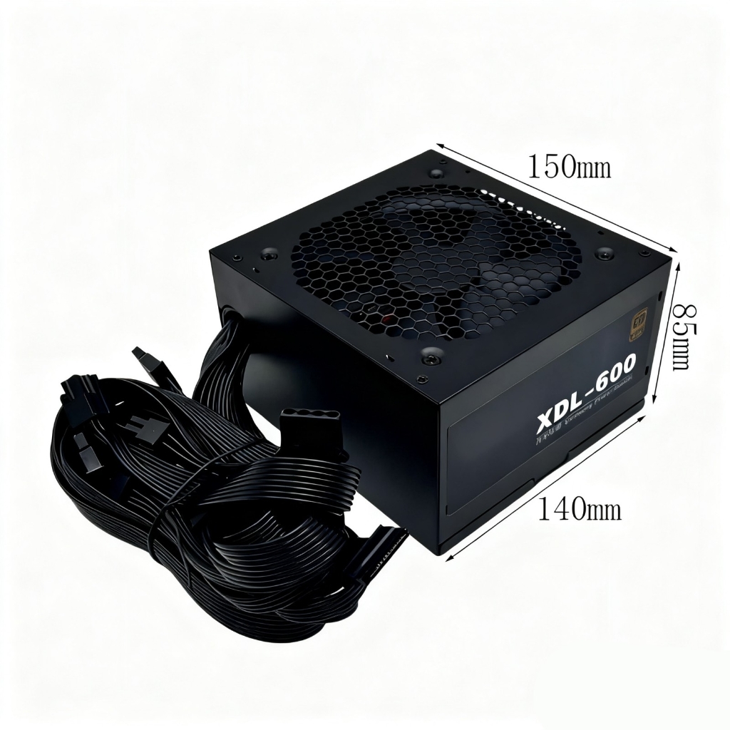 600W Mining PC Power Supply Computer Mining Double GPU Graphics 24Pin Power For Gaming Servers Accessories