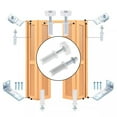 thumbnail image 4 of Bifold Door Hardware Kit Bifold Closet Door Hardware Kit Top Pivot & Guide Wheel, 4 of 4
