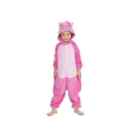 

XGeek Stich Cartoon Onesie Costumes One Piece Pajama Kids Pink