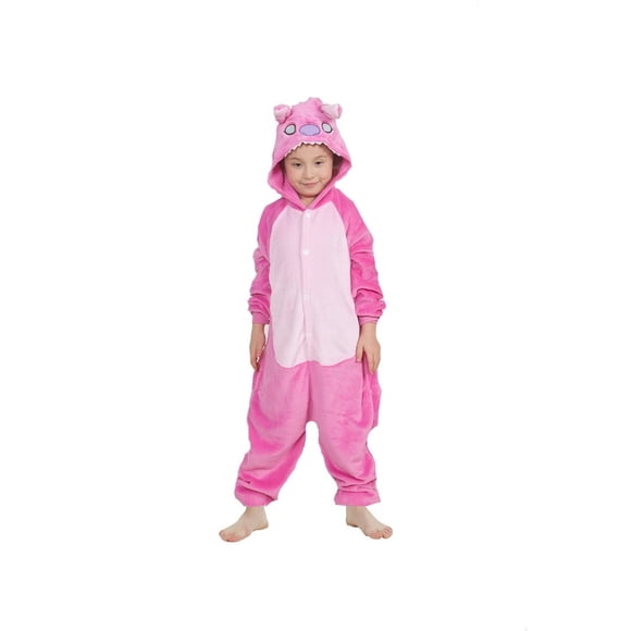 Combinaison une Pièce Dessin Animé Stich Pyjama Enfants Bleu