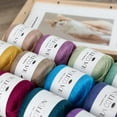 thumbnail image 3 of Lace Cotton Yarn for Hand Knitting  Crochet Thread  Tatting Sweaters  Scarf Crafts  45g Ball  Size 6, 3 of 7