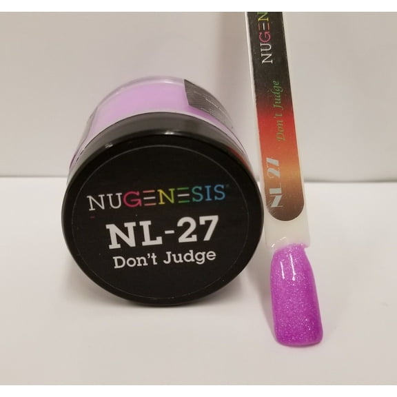 NUGENESIS Nail Color Dip Dipping Powder 1.5oz/jar - NL27 DON'T JUDGE