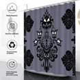 thumbnail image 2 of JOOCAR Spooky Haunted Mansion Halloween Polyester Shower Curtain for Bathroom Decor 72" x 72", 2 of 6