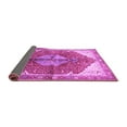 thumbnail image 2 of Ahgly Company Indoor Rectangle Medallion Purple Traditional Area Rugs, 5' x 7', 2 of 4
