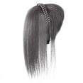 thumbnail image 1 of Fiudx Ofertas y liquidaciones Peluca de moda, aro para el cabello, flequillo, aro trenzado, cuernos, pelucas, reposición de cabello, cortinas falsas, elegante diadema trenzada, flequillo, 1 of 1