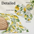 thumbnail image 3 of Lemon Pillow Covers Queen, Yellow Fruits Summer Watercolor Botanical Leaf Plant Soft Brushed Microfiber Breathable Throw Pillow Covers, Pillowcase with Zipper for Couch Sofa Bedroom 20"x30", 3 of 9