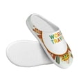 thumbnail image 3 of Disketp World Travel3 Women's Men's Slippers Plush Slip-On House Slipper for Winter Indoor Soft Cushion Non-slip Fluffy Slides Slippers-35/36, 3 of 7