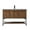 Walnut Brown, variant on 48 in. Single Bathroom Vanity in Vintage Mint - 48 x 35 x 22 in.