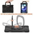 thumbnail image 2 of LLC Rugged Tablet Case Drop Protection Tablet Cover with Handle Stand Shoulder Strap for Xiaomi Mi Pad 6 6 Pro Black, 2 of 7