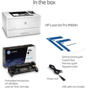 HP LaserJet Pro M404n Monochrome Printer with Built-in Ethernet (W1A52A) (Sold without manufacturer )