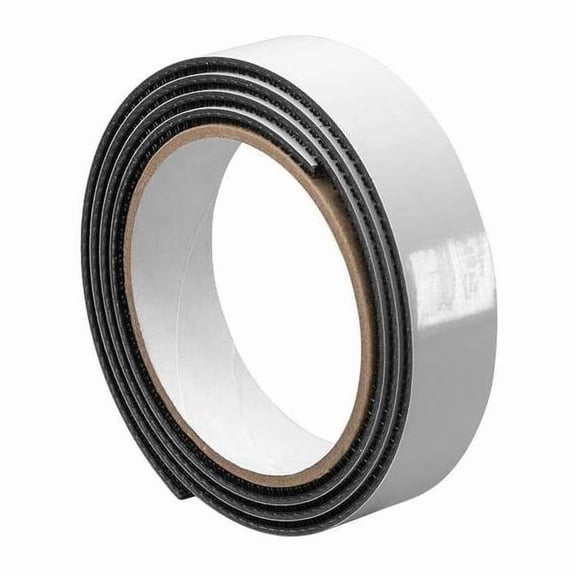 3m Reclosable Fastener, Rubber Adhesive, 30 ft, 1 in W, Black 1-10-SJ3540