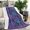 Purple, variant on Purple and Blue Damask Pattern Blanket,Comfortable Soft Flannel Throw Blanket,All Season,Warm Lightweight Blankets for Sofa Bed Couch Living Room Chair,30"x40"