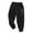 Black, variant on fatyb Girls Sweatpants Cotton Floral Embroidery Jogger Pants Elastic Waist Toddler Kids Casual Pants