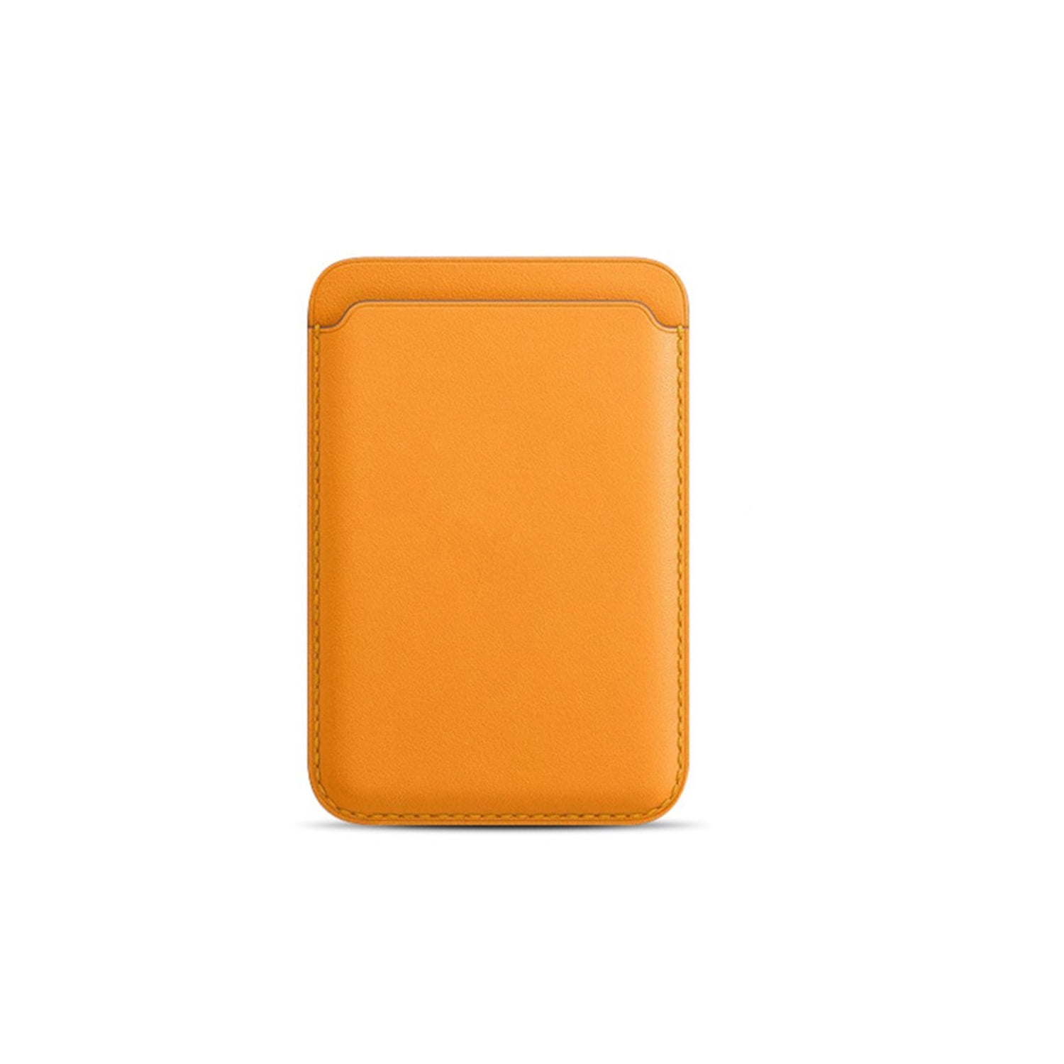 Leather MagSafe Compatible Card Wallet - Orange