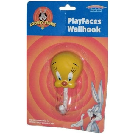 Looney Tunes Tweety Bird Playfaces Decoration Wall Hook Walmart Com