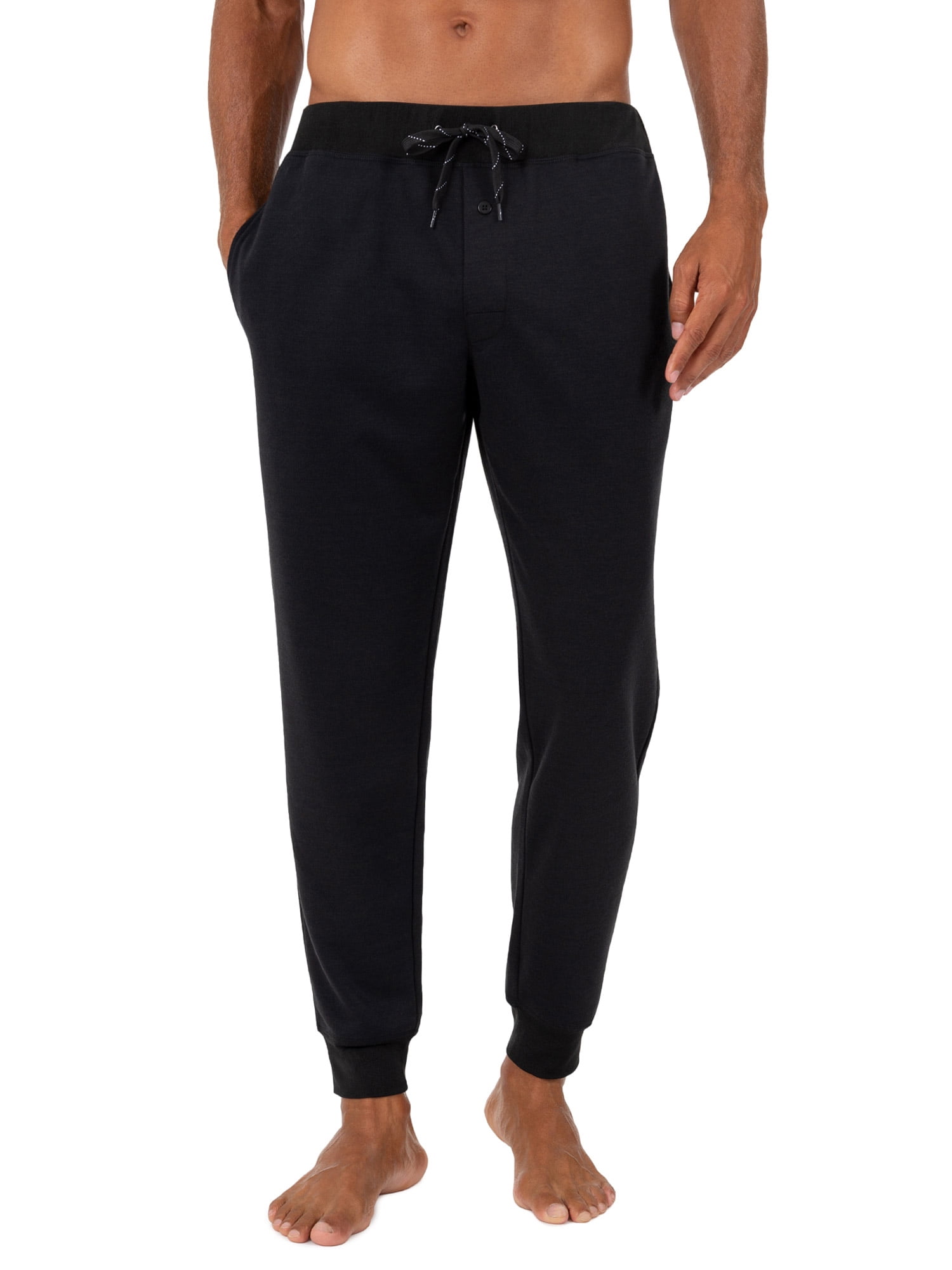 Fruit of the Loom Men's Knit Poly Rayon Jogger Lounge Pant - Walmart.com