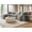 Gray, variant on MOALCOFER 108" L-Shaped Modular Sectional Sofa, Movable Ottomans, No Assembly Needed, Comfy Floor Sofa with Anti-Slip Base for Living Room, Apartment, Beige