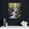 thumbnail image 4 of Nawypu Beautiful Sceneries World Flowing Water In Jungle Poster Canvas Poster Wall Art Decor Print Picture Paintings for Living Room Bedroom Decoration Frame, 4 of 4